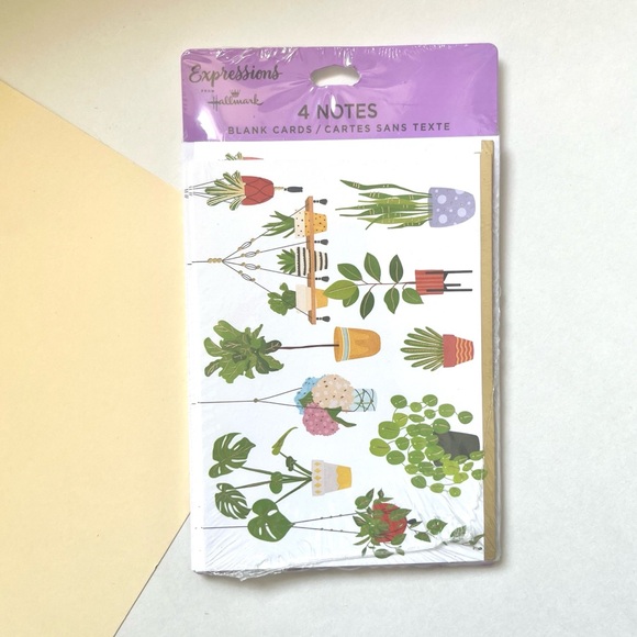 🏷️ Hallmark plants 🪴 thank you cards & envelopes set of 4 - Picture 2 of 11